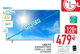 Cora LED-TV aanbieding
