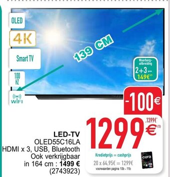 Cora LED-TV aanbieding