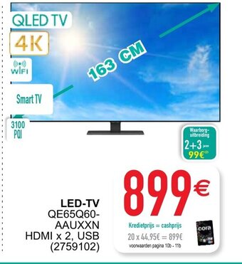 Cora LED-TV aanbieding