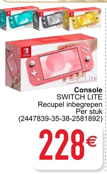 Cora Console SWITCH LITE aanbieding