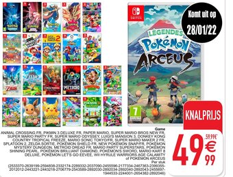 Cora Game aanbieding