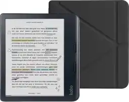 Coolblue Kobo Libra Colour Noir + BlueBuilt Book Case Noir aanbieding