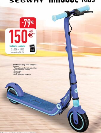 Cora Elektrische step voor kinderen aanbieding