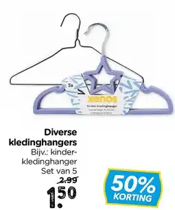Xenos Diverse kledinghangers aanbieding