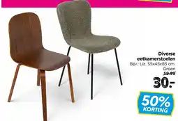 Xenos Diverse eetkamerstoelen aanbieding