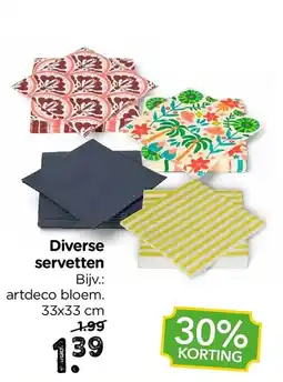 Xenos Diverse servetten aanbieding