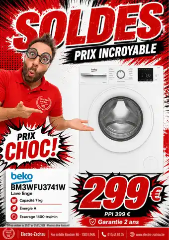Beko bm3wfu3741w lave linge