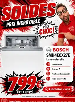 Electro-Zschau Bosch smh4ecx27e lave vaisselle aanbieding