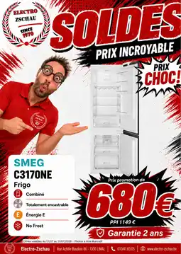 Electro-Zschau Smeg c3170ne frigo aanbieding