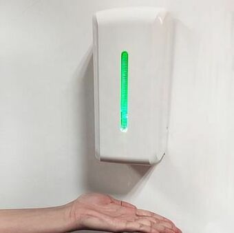 Viruskillers Ontsmettingsmiddel Covid 19-Automatische Alcohol Dispenser 850 Ml - Wit