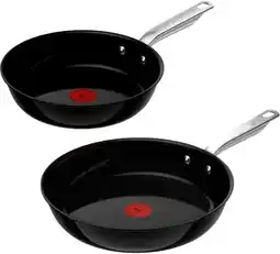 Coolblue Tefal Experience Ceram Fusion Core Set de Poêles à Frire Induction 2 Pièces aanbieding