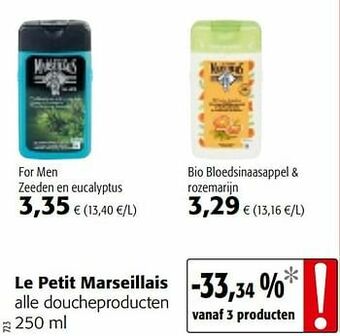 Colruyt Le petit marseillais alle doucheproducten aanbieding