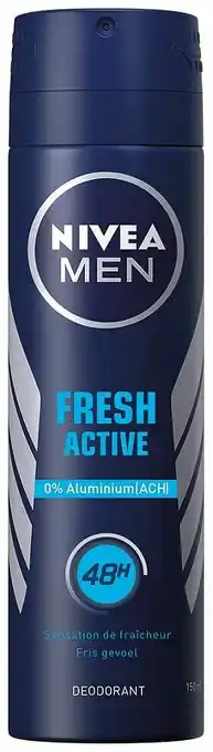 De Online Drogist Nivea Men Fresh Active Deodorant Spray aanbieding