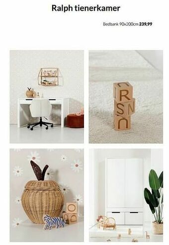 BabyPark Ralph tienerkamer bedbank aanbieding