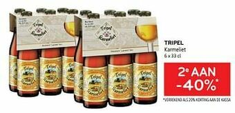 Alvo Tripel karmeliet 2e aan -40% aanbieding