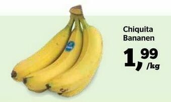 Spar Chiquita bananen aanbieding