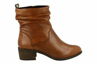 Berca Shoes Steven New York by Spm Enkellaars Dames Extra Soft - Cognac aanbieding