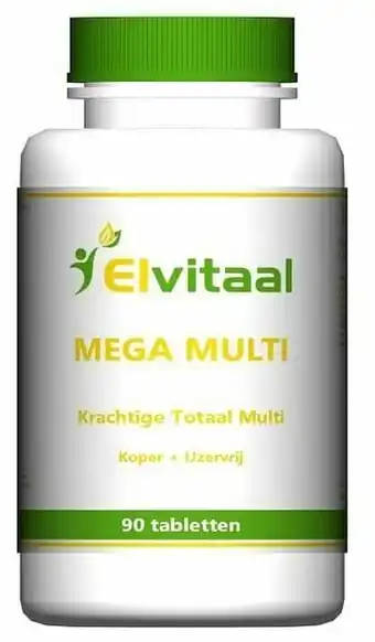 De Online Drogist Elvitaal Mega Multi Tabletten aanbieding