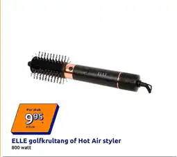Action Elle golfkrultang of hot air styler aanbieding