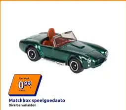 Action Matchbox speelgoedauto aanbieding