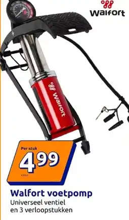 Action Walfort voetpomp aanbieding