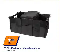 Action C&C kofferbak en winkelwagentas aanbieding