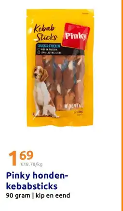 Action Pinky honden-kebabsticks aanbieding