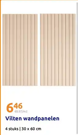 Action Vilten wandpanelen aanbieding