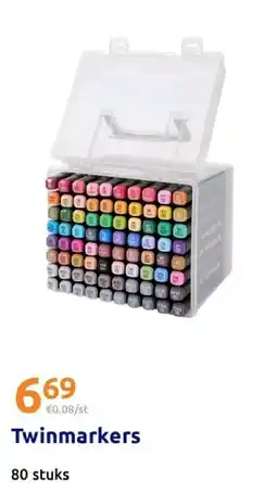 Action Twinmarkers aanbieding
