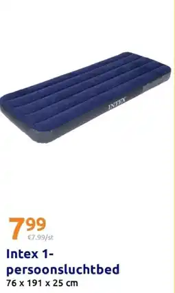 Action Intex 1 persoonsluchtbed aanbieding