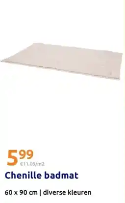 Action Chenille badmat aanbieding