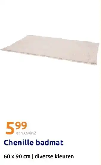 Action Chenille badmat aanbieding
