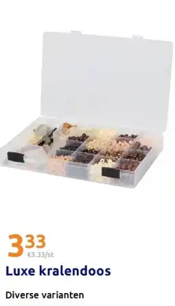 Action Luxe kralendoos aanbieding
