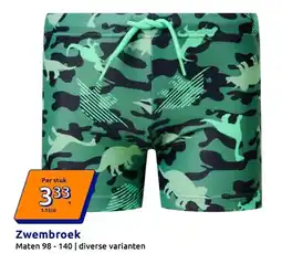 Action Zwembroek aanbieding