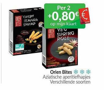 Intermarché Orien Bites Aziatische Aperitiefhapjes aanbieding