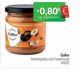 Intermarché Galler Smeerpasta Met Hazelnoot aanbieding