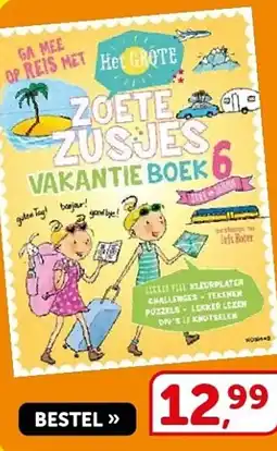 Boekenvoordeel Het grote Zoete Zusjes vakantieboek 6 aanbieding