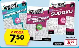 Boekenvoordeel Puzzel Topper Woordzoeker/Woordzoeker Special/Sudoku aanbieding