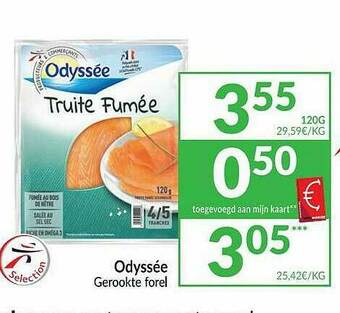 Intermarché Odyssée Gerookte Forel aanbieding