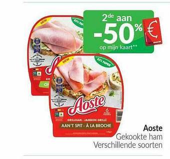 Intermarché Aoste Gekookte Ham aanbieding