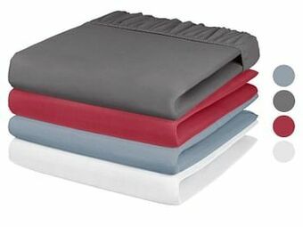 Lidl Livarno Home Jersey hoeslaken, 90-100 x 200 cm aanbieding