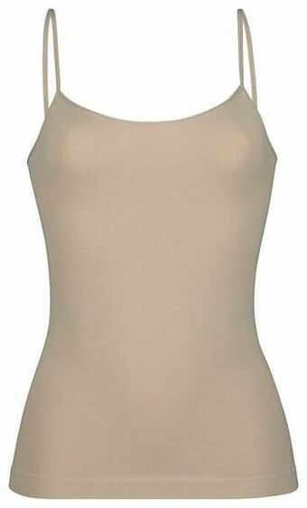HEMA HEMA Dameshemd Light Control Met Bamboe Beige (beige) aanbieding
