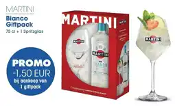 Prik en Tik Martini Bianco Giftpack aanbieding