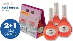 Prik en Tik Mateus Rosé Tripack aanbieding