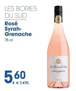 Prik en Tik Les Bories Du Sud Rosé Syrah Grenache aanbieding