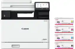 Coolblue Canon i-SENSYS MF752 CDW II + 1 set extra XL toners aanbieding