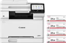 Coolblue Canon i-SENSYS MF664 CDW + 1 Set de Toners XL Supplémentaires aanbieding