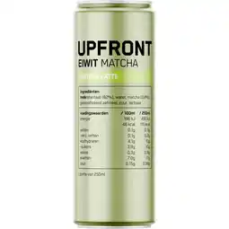 Albert Heijn Upfront Eiwit matcha latte smaak aanbieding