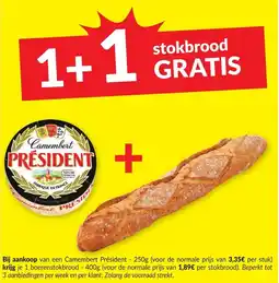 Intermarché Camembert Président aanbieding