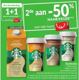 Intermarché Starbucks aanbieding